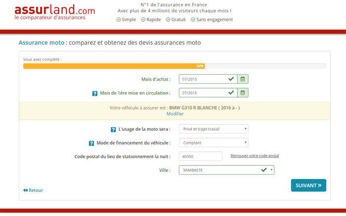 obtenez rapidement des devis personnalisés pour votre assurance moto. comparez les offres des meilleures compagnies d'assurance et trouvez la couverture adaptée à vos besoins et votre budget.